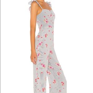 Flynn Skye Bardot jumpsuit in moon river